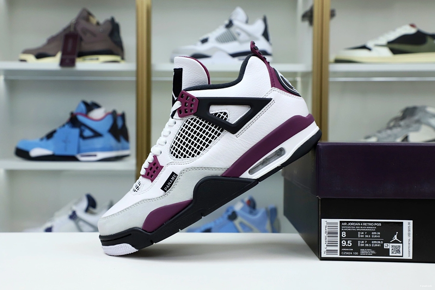 PARIS 4 JORDAN X AIR RETRO AIR SAINT-GERMAIN 'BORDEAUX' JORDAN 1205